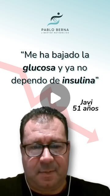 Portada del vídeo de Javi: «Me ha bajado la glucosa y ya no dependo de insulina»